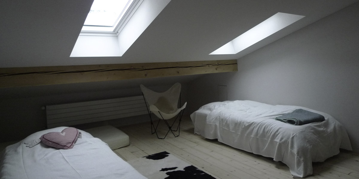 Chambre et puits de lumière