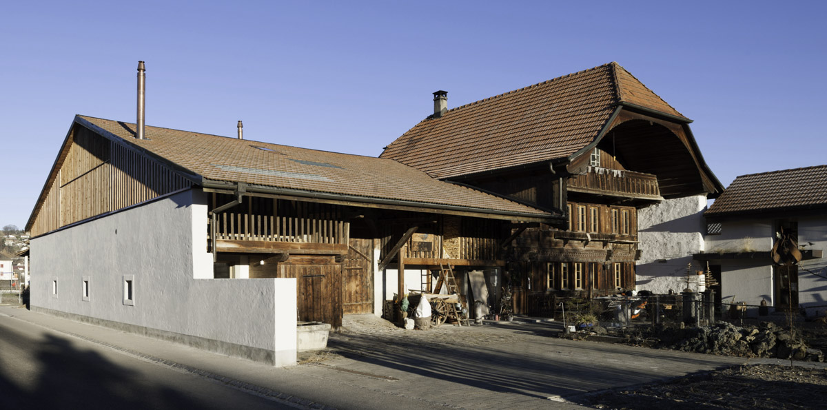 Vue extérieure de la ferme