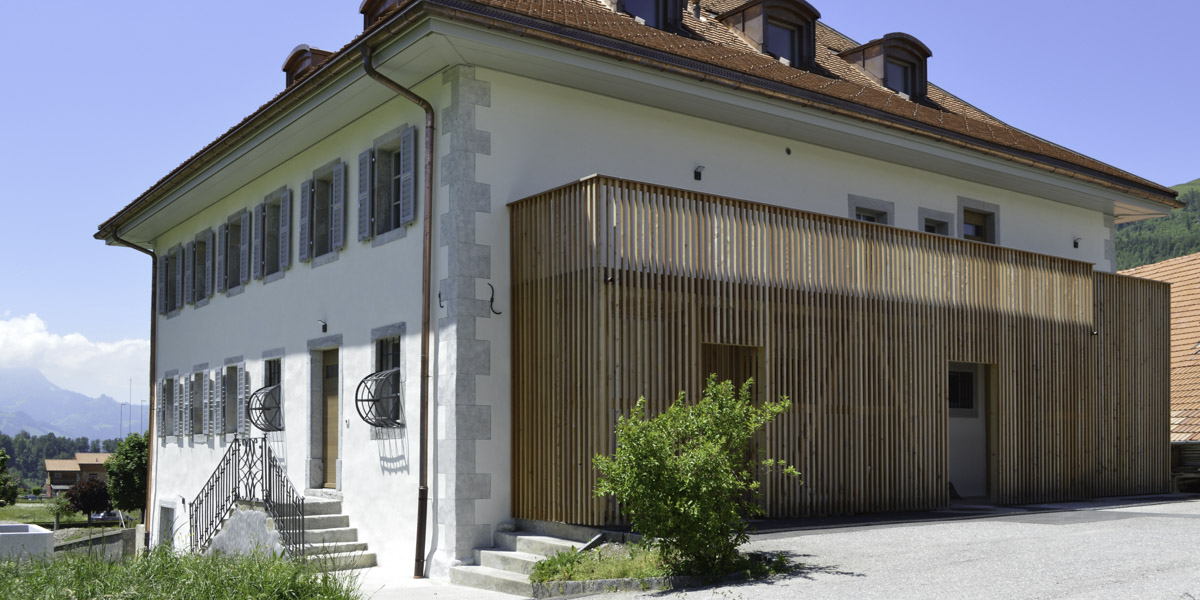 Vue extérieur de la maison